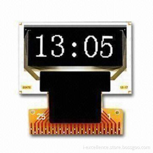 0.66-inch OLED Display Module in White Display with 64 x 48 Dot Matrix and Panel Size 18.46 x 18.1mm